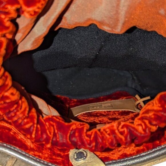 Just Campagne PANIER VALLÉE Valley Basket Velvet Handbag Purse Shoulder Bag - Picture 8 of 12